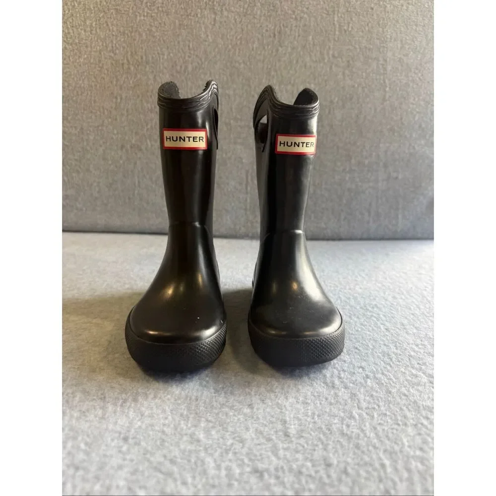 Hunter black hunter boots toddler 7